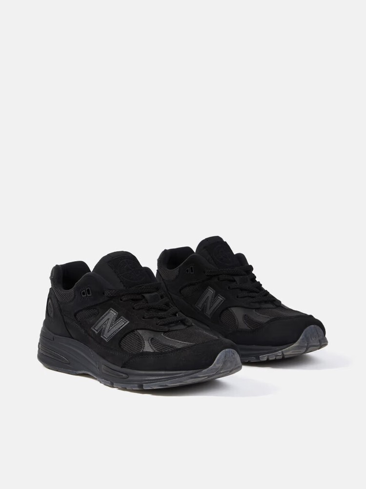 Size 10.5 - New Balance Stone Island x 991v2 Made in England Ghost Pack - Black