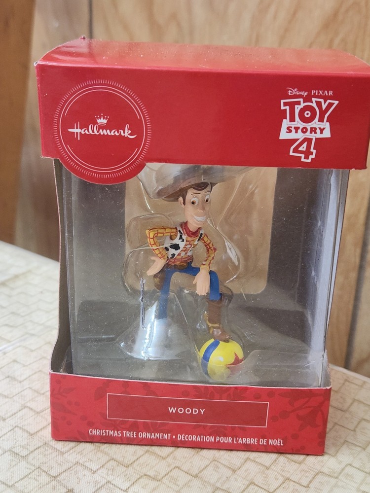 Hallmark Christmas Tree Ornament Disney Toy Story 4 Woody Red Box 2019 NIB