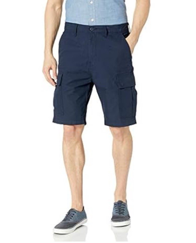 Levi's Men's Carrier Cargo Shorts, Navy Blazer Ripstop, Size 40