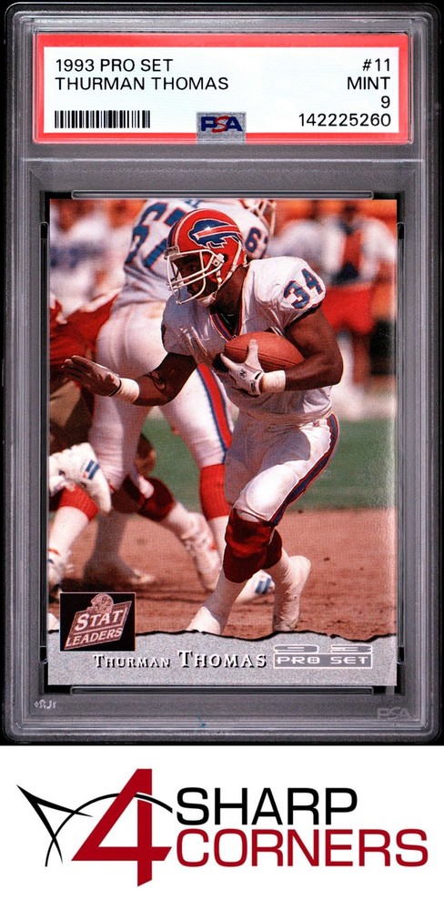 1993 Pro Set #11 Thurman Thomas Bills Hof Pop 1 Psa 94SC offers the industry’s lowest rates. Consign today!