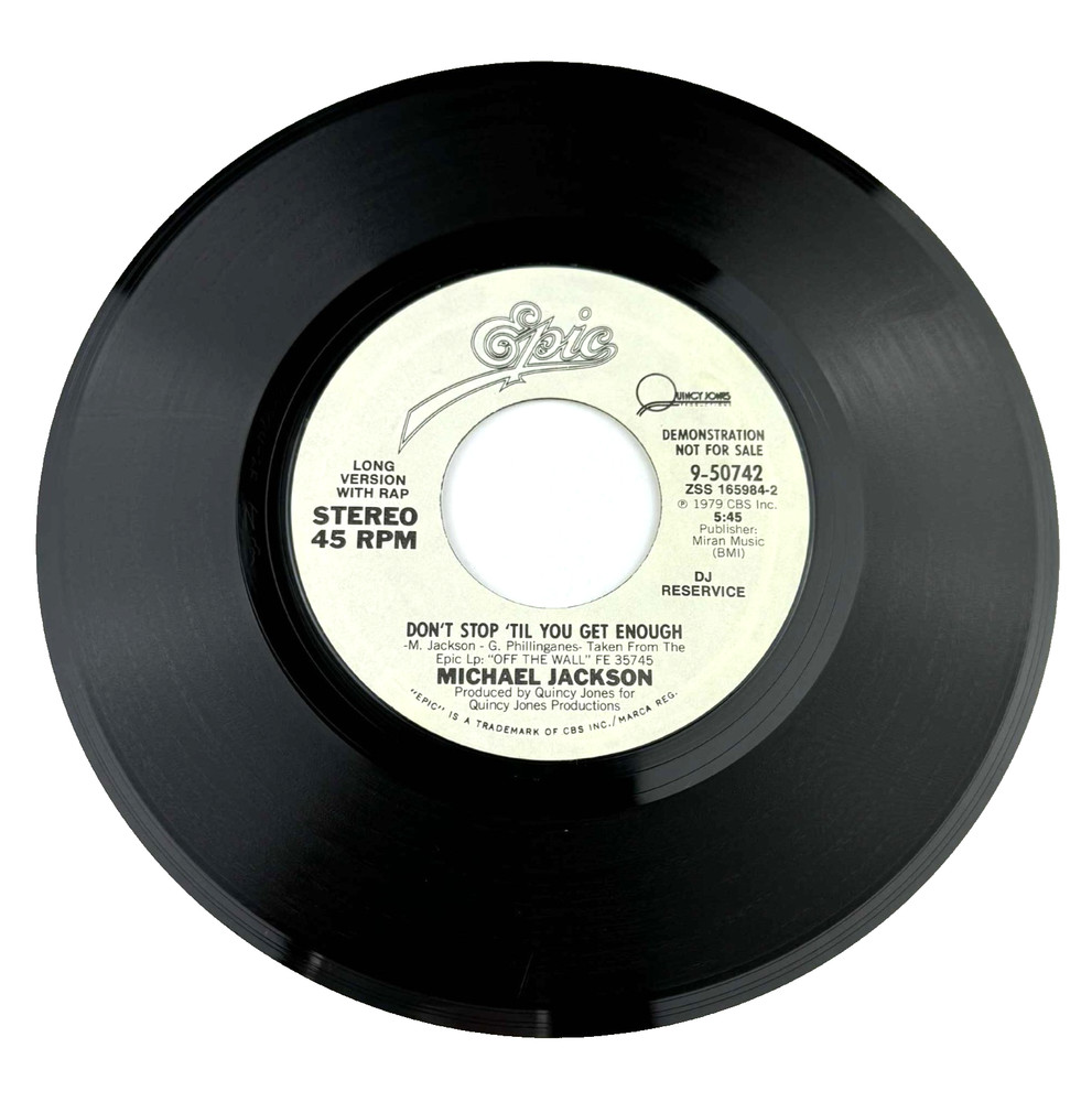 Michael Jackson 45 Don't Stop Til You Get Enough 7