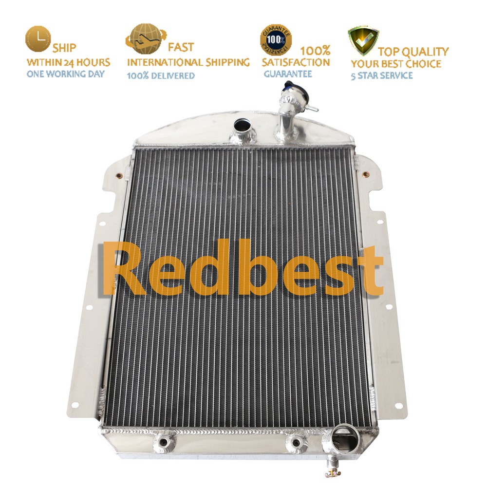 3 ROWS ALUMINUM RADIATOR 1939 1940 Chevrolet CHEVY V8 CONVERSION 3.5L #3940CH