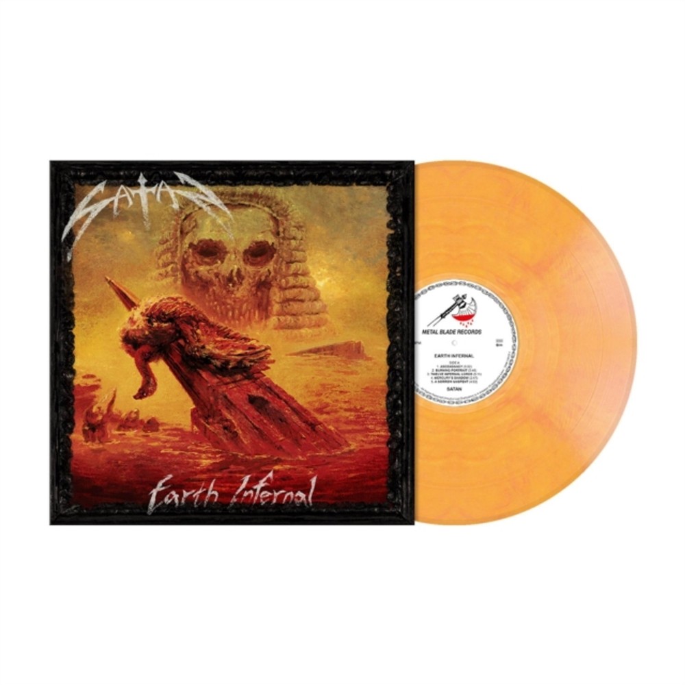 Satan - Earth Infernal Firefly Glow Marbled Vinyl LP