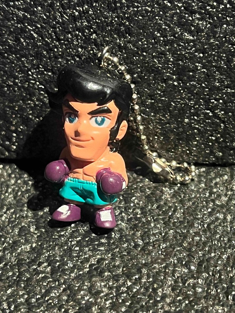 Ashita no Joe Figure Keychain boxing Japan Anime Vintage Rare Tetsuya Chiba