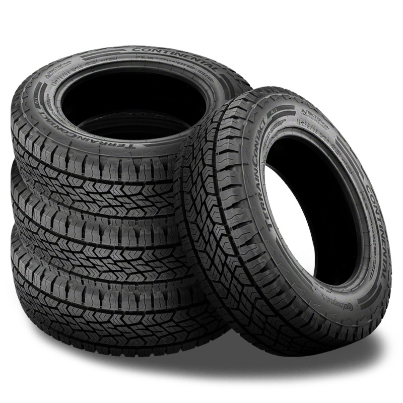 4 Continental TerrainContact A/T 275/55R20 117H XL All Terrain 60K MILE 680AA