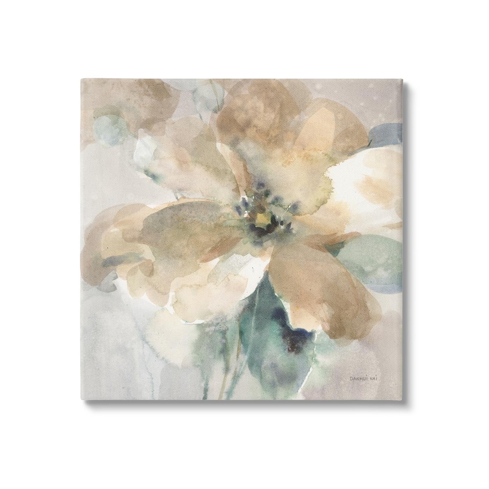 Abstract Flower Petals Canvas Wall Art by Danhui Nai - Vibrant Botanical Decor-image