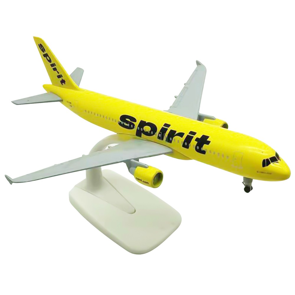 1:300 20cm US Spirit A320 Model Plane Alloy Diecast Airplane Aircraft Collection