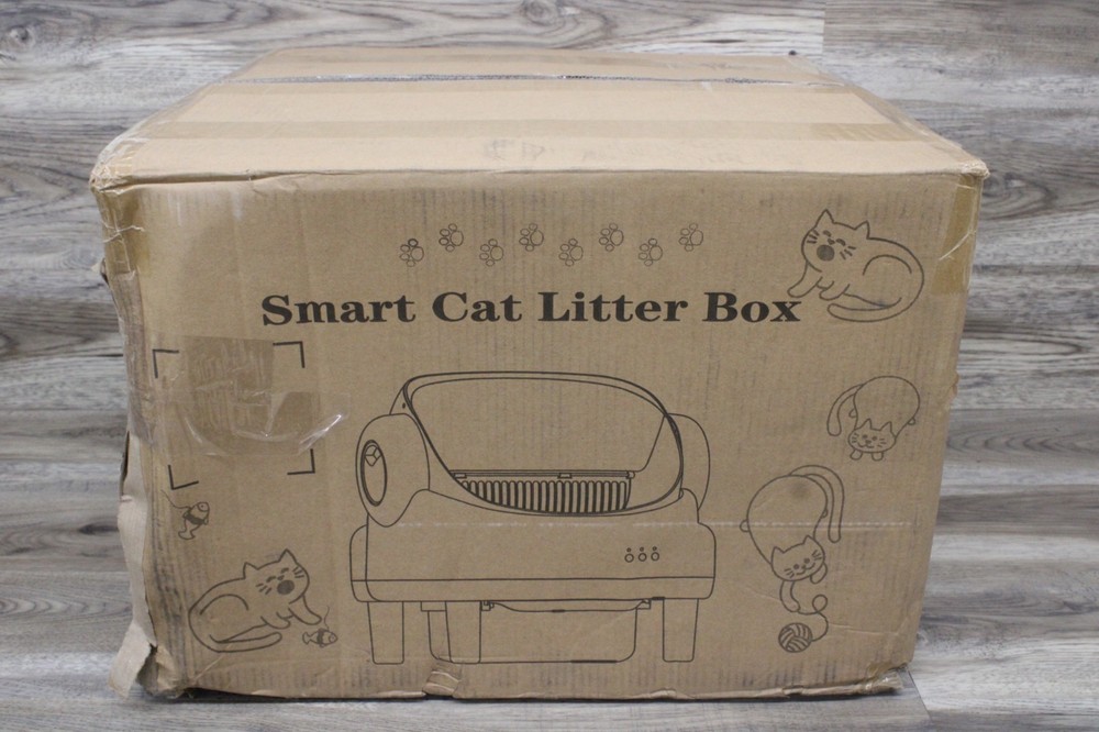 Smart Automatic Cat Litter Box, APP Controlled Self-Cleaning