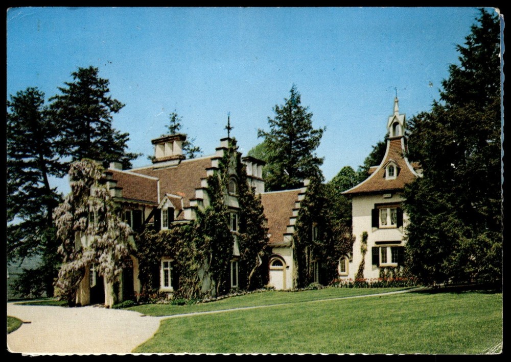 Busch Gardens Tampa FL Old Swiss House Vintage Postcard Ward Beckett Photo