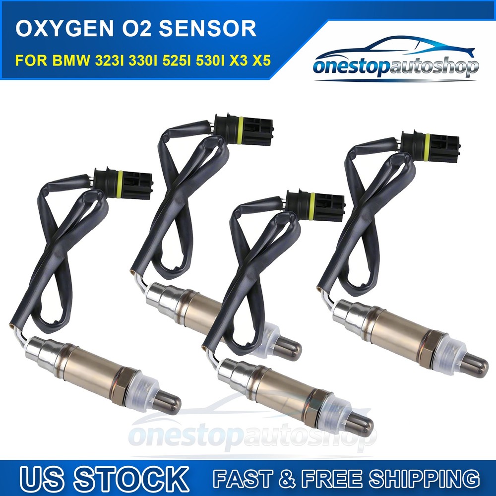 4x Upstream&Downstream Oxygen O2 Sensor For BMW 318i 330i 323i 328i 525i X3 X5