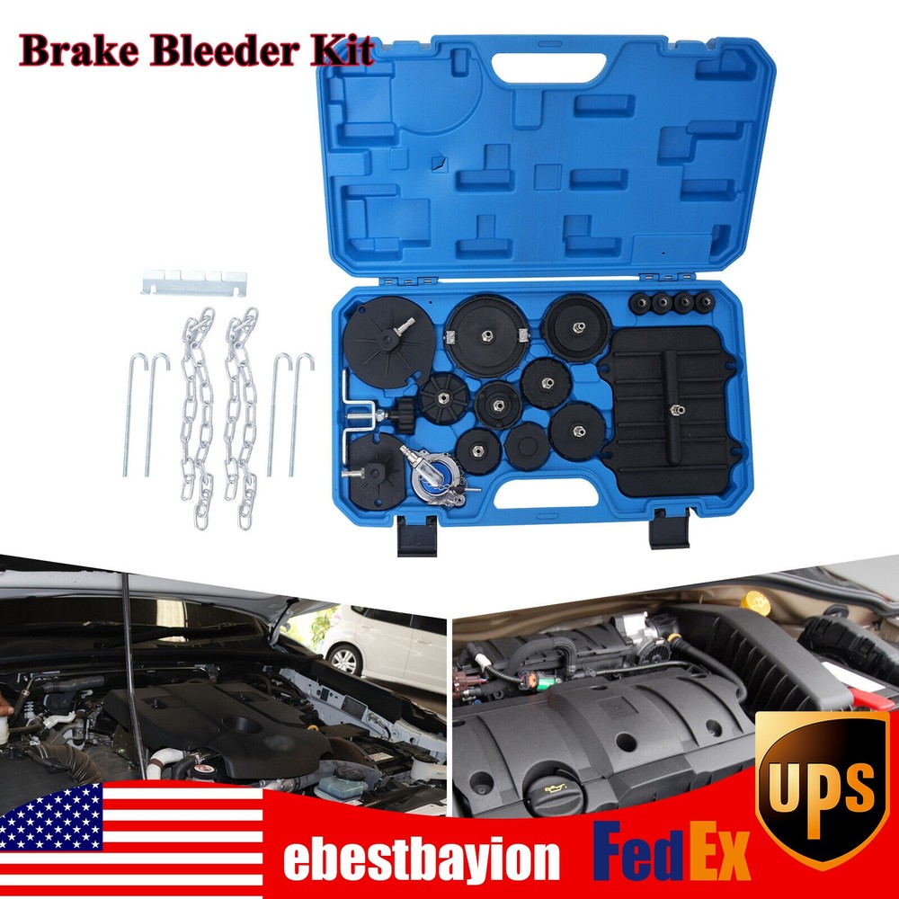 Brake Bleeder Kit For Bmw, Audi Brake Fluid Pressure Bleeder Adapter Kit