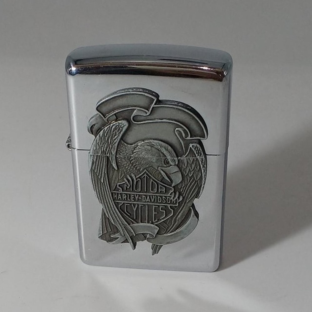 Zippo Harley Davidson Eagle Oil Lighter