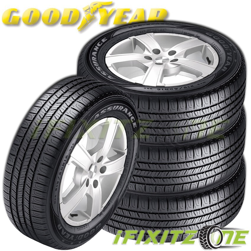 4 Goodyear Assurance All-Season 205/60R16 92T 65000 Mile Warranty, 4 TIRES SET
