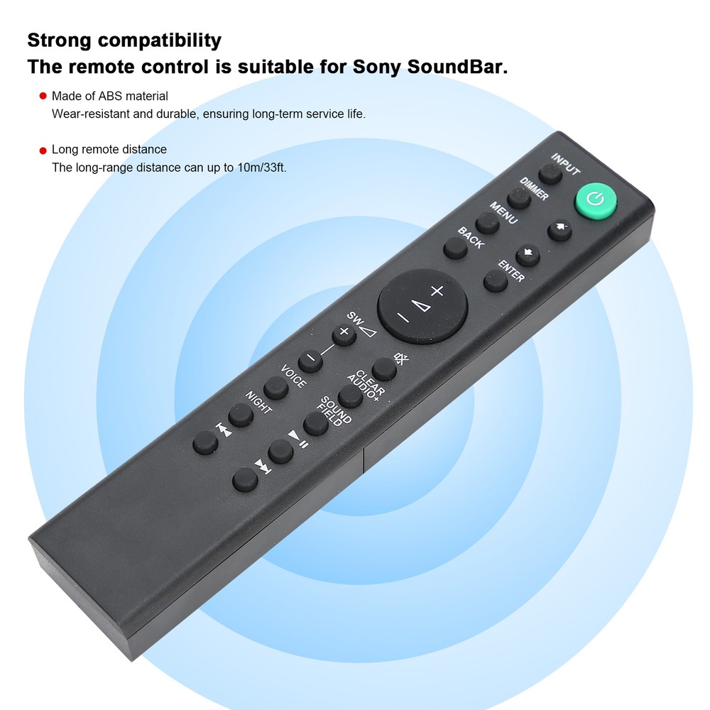 Remote Control Replacement Fit for  HT‑RT3 HT‑CT390 SA‑CT390 SA‑WCT390