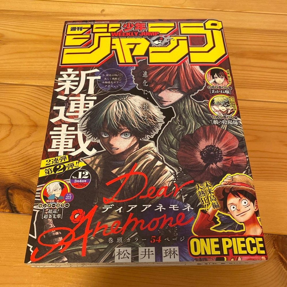 Weekly Shonen Jump 2024 Issue 12 March 4, magazine, manga, center color, used