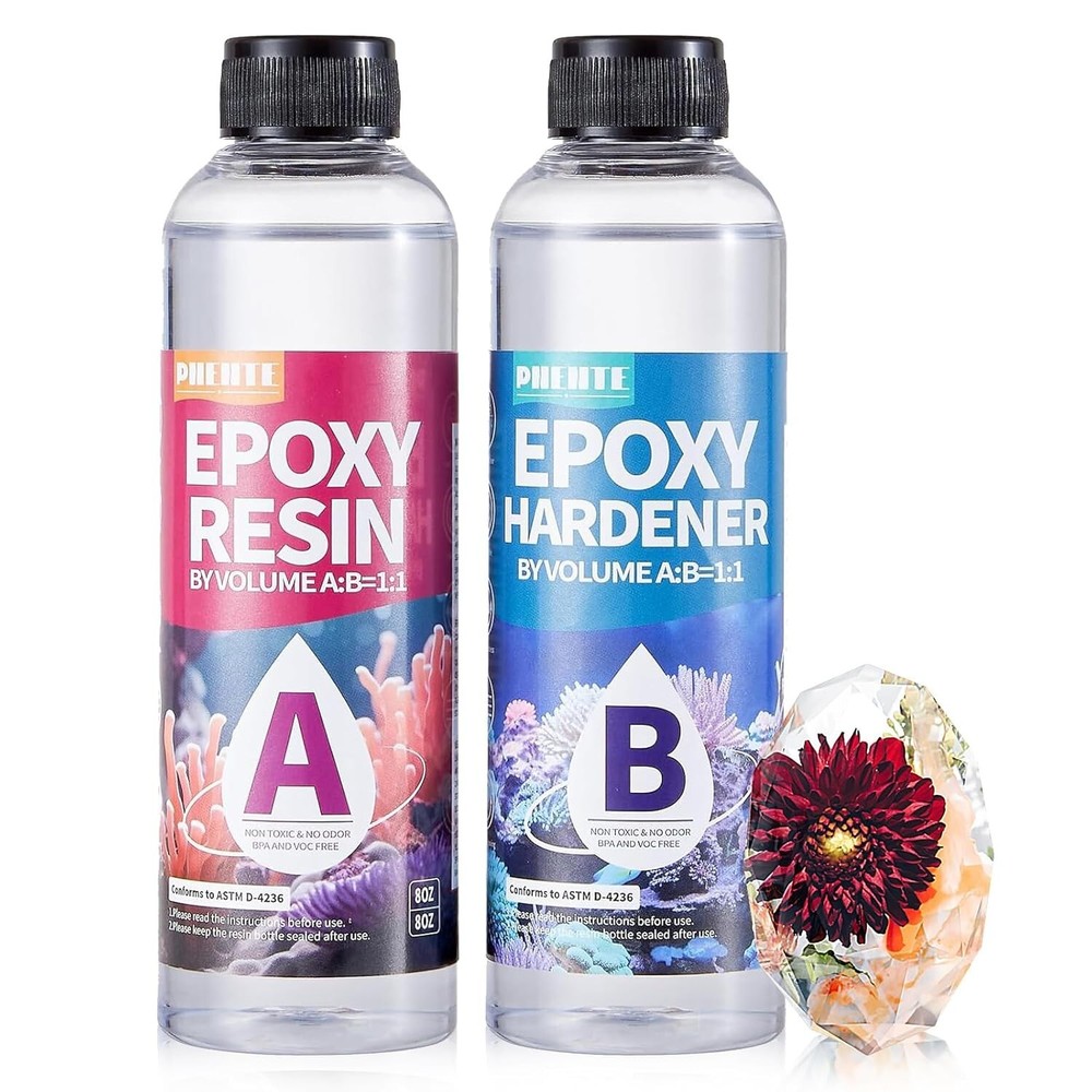 Artist-Grade Self-Leveling Epoxy Resin with UV Protection and Bubble-Free Formula