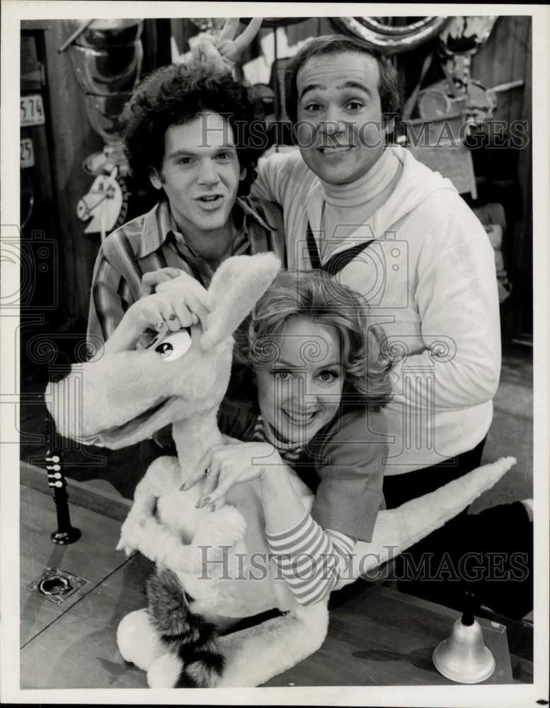 Press Photo Charles Fleischer, Bo Kaprall, Julie McWhirter in 
