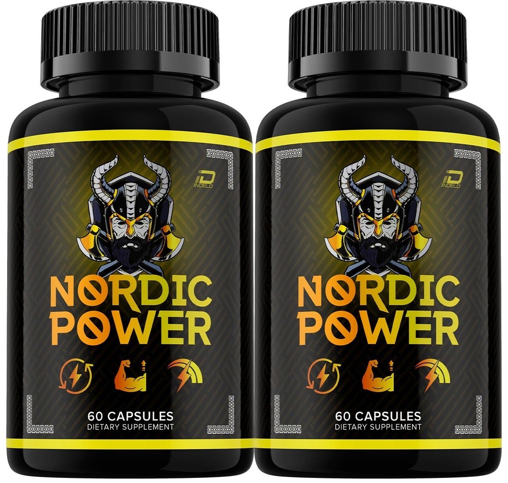 (2 Pack) Nordic Power for Men Capsules – NordicPower Overall Health and Energy