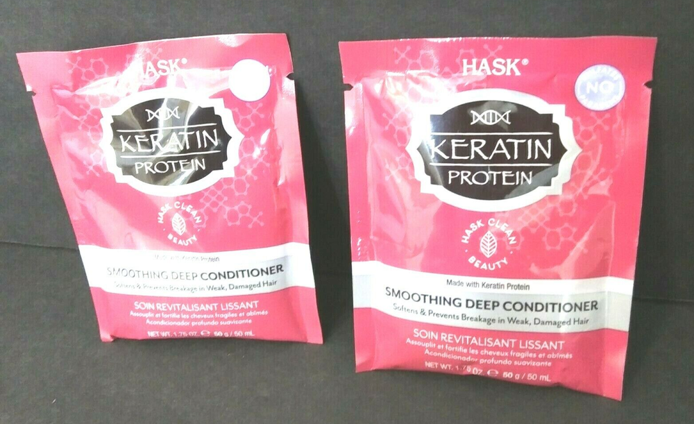 Hask Keratin Protein Smoothing Deep Conditioner 1.75oz Clean Beauty