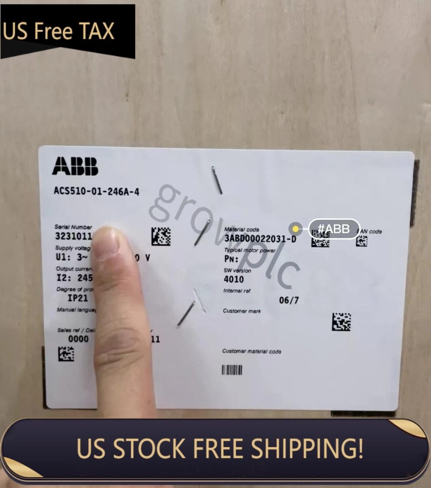 ACS510-01-246A-4 brand new ABB frequency converter with box No Keypad