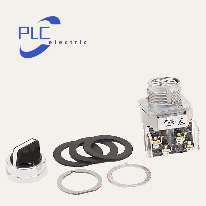 1PCS NEW Type 800T-H2A Allen Bradley 30mm Selector Switch 800T PB White 1NO-1NC