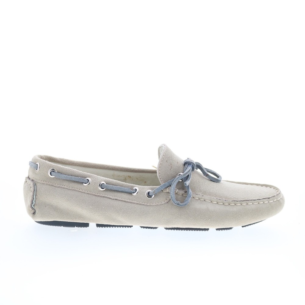 RD Company RD37 Mens Gray Suede Lace Up Loafers & Slip Ons Boat Shoes 7