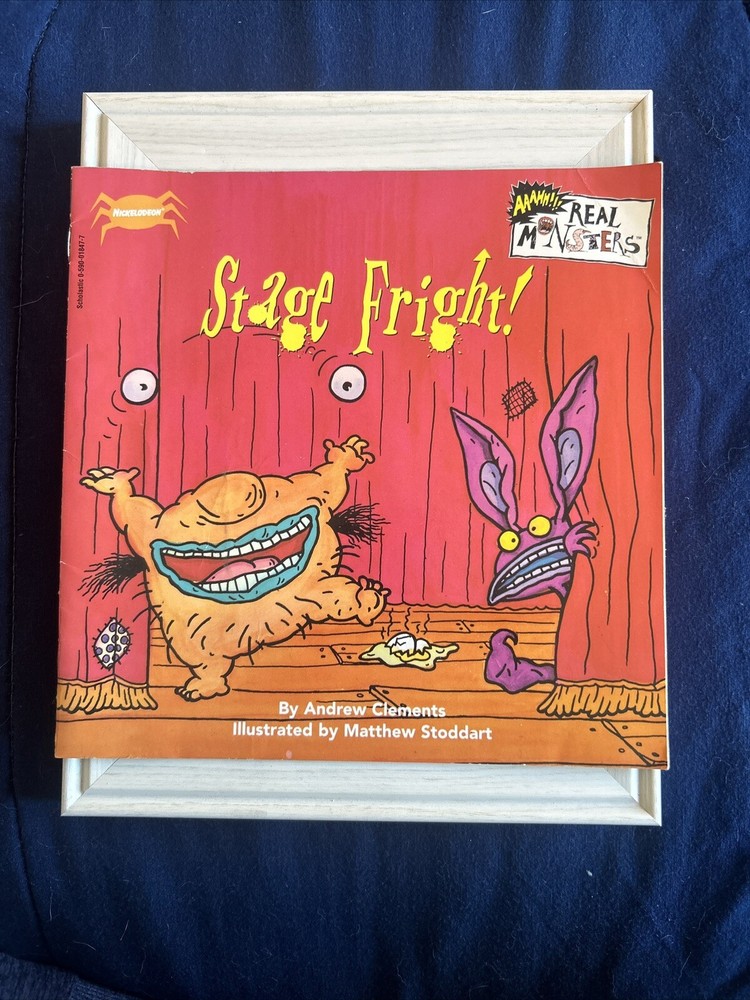Vintage 1997 Stage Fright 50 Tattoos Book Aaahh Real Monsters Nickelodeon