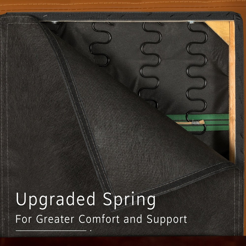 Rocking Chair Rocker Glider Chair W/ Ottoman Mid Century