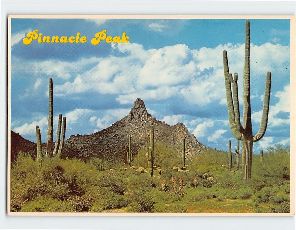 Postcard Pinnacle Peak Scottsdale Arizona USA