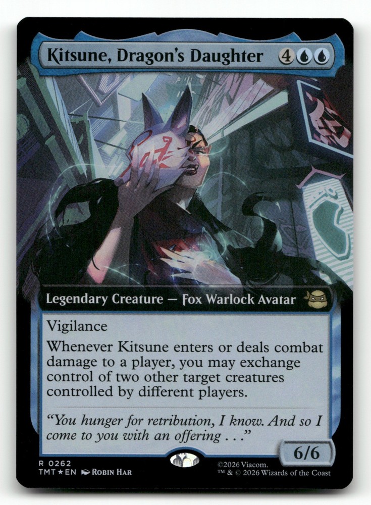 Kitsune Dragon's Daughter (Extended Art) #262 Teenage Mutant Ninja Turtles Foil