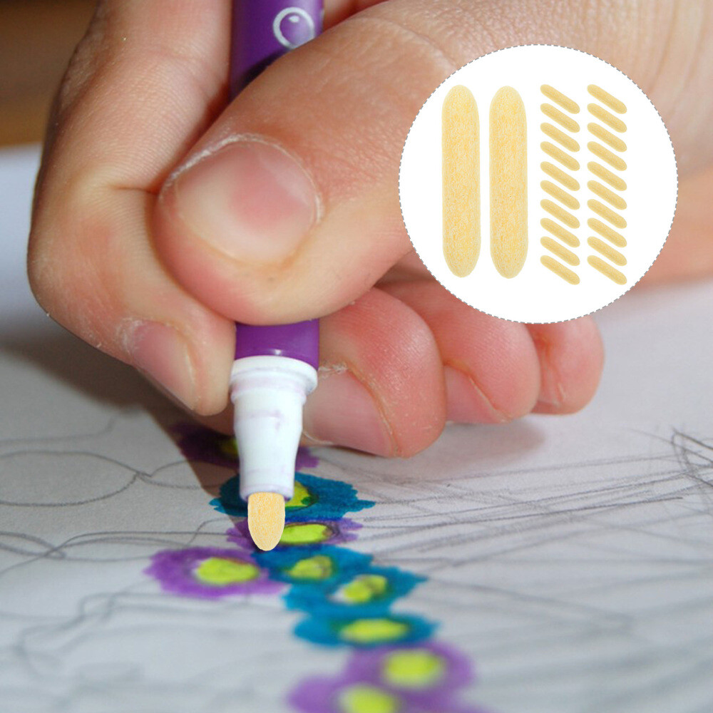 25 Pcs Pen Tips Replacement Paint Points Nibs Marker Refill