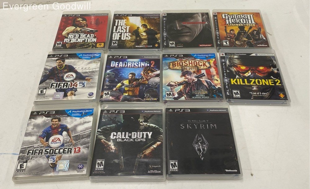 Sony PlayStation 3 PS3 Games Lot of 11 w/Red Dead Redemption, Last of Us ++