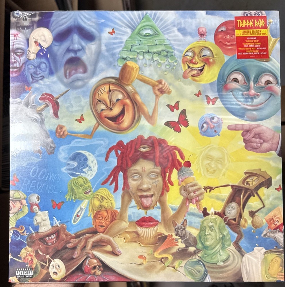 Life's a Trip by Trippie Redd (Record, 2018) Sealed Limited Edition Red & Yellow