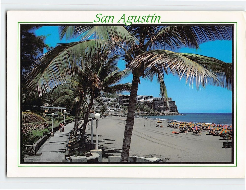 Postcard San Agustin Las Palmas Spain