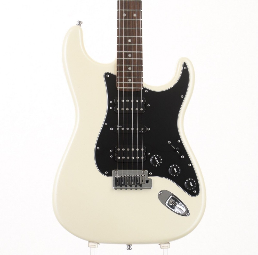 Fender USA American Deluxe ST HSH Modern Twin Head Humbucker Olympic White