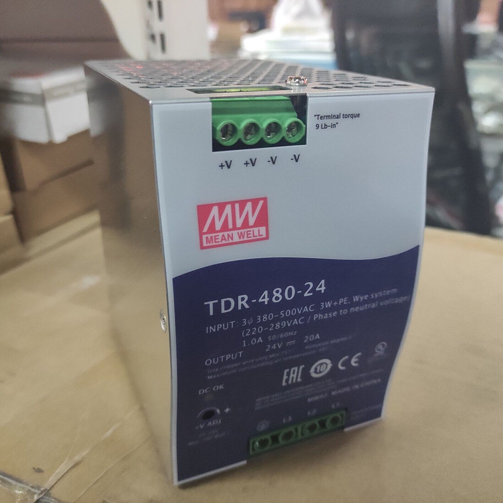 New TDR-480-24 For Meanwell Switching power supply #A6-37