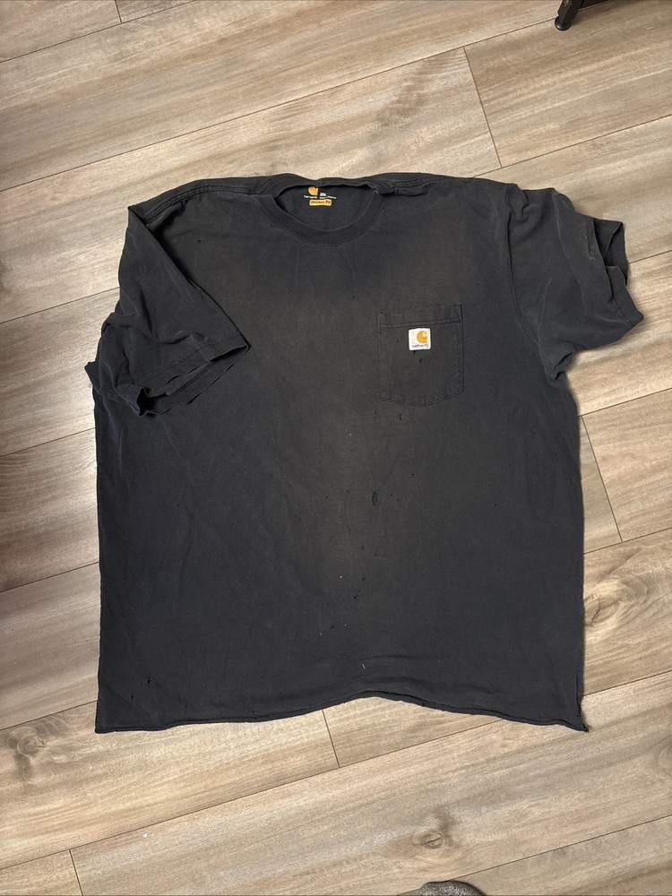 Black Carhartt t shirt 2xl tall mens
