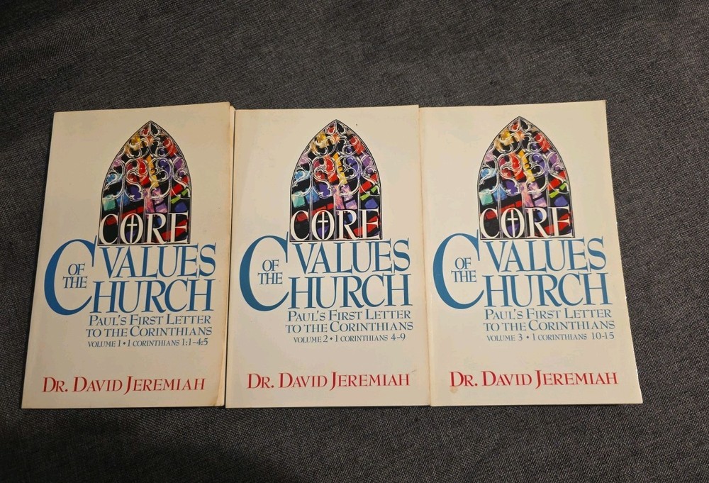 Core Values Of The Church Vo 1-3 Study Guide (1996, Paperback) By David Jeremiah