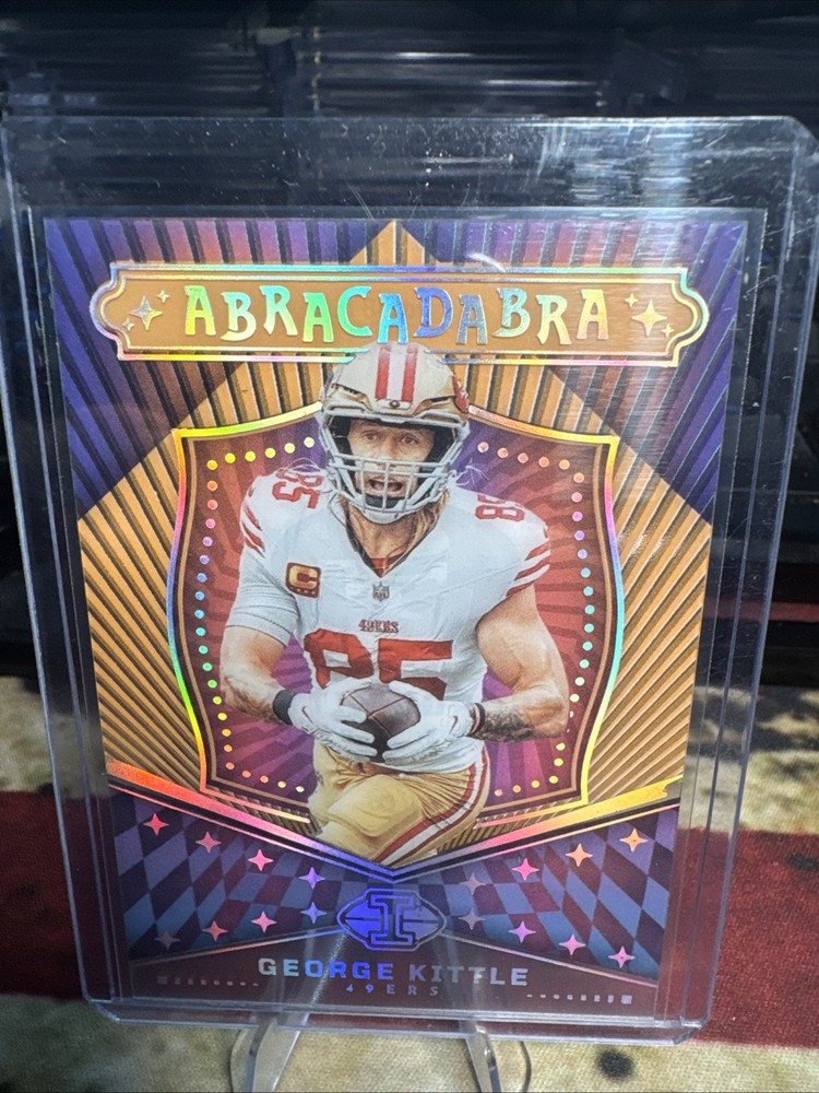2024 Panini Illusions - Abracadabra George Kittle #18 Orange-image