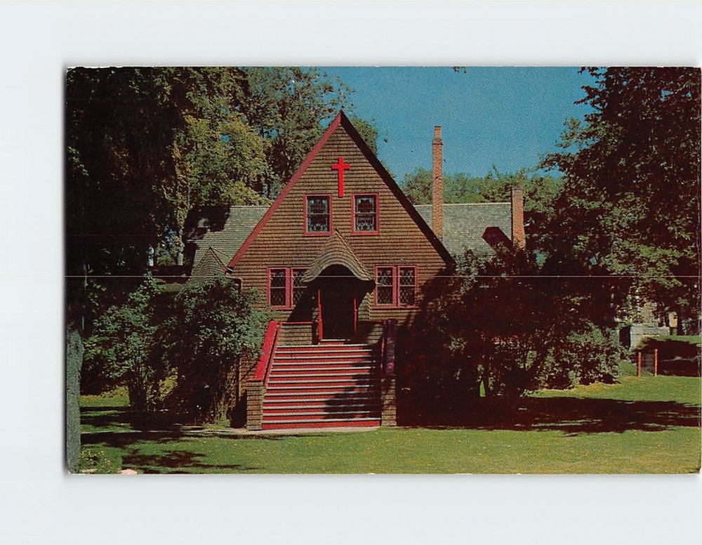Postcard St. Peter's Episcopal Church Rockland Maine USA