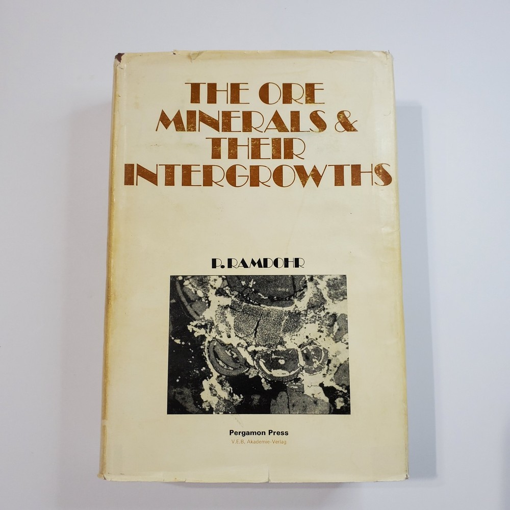 The Ore Minerals And Their Intergrowths by Paul Ramdohr 1969 HC Rare