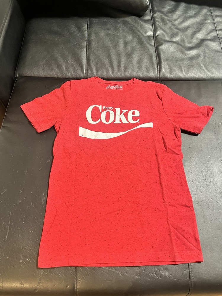 Vintage Coca Cola Coke T-shirt Size S Red