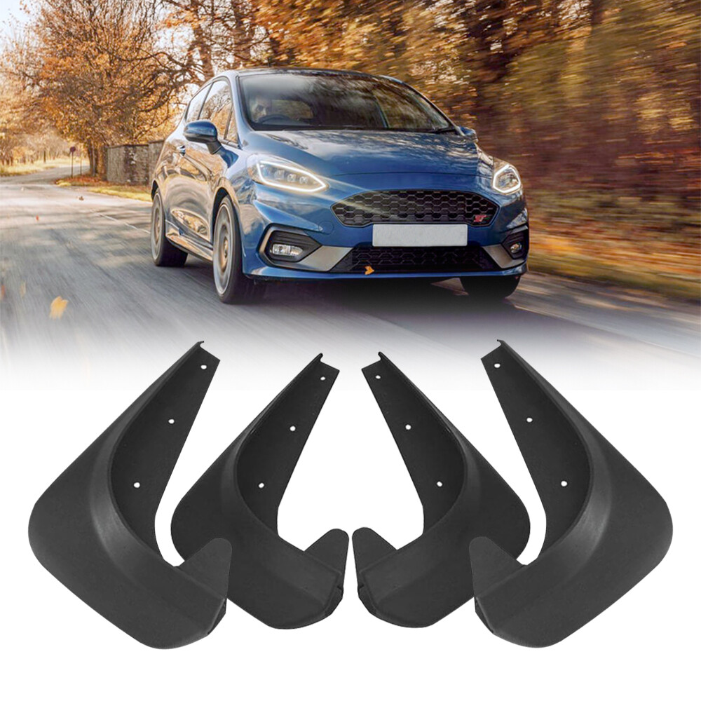 EVA Plastic Flaps Mud Wearing Splash Guards For Fit Car Front & Rear Fender 4PCS