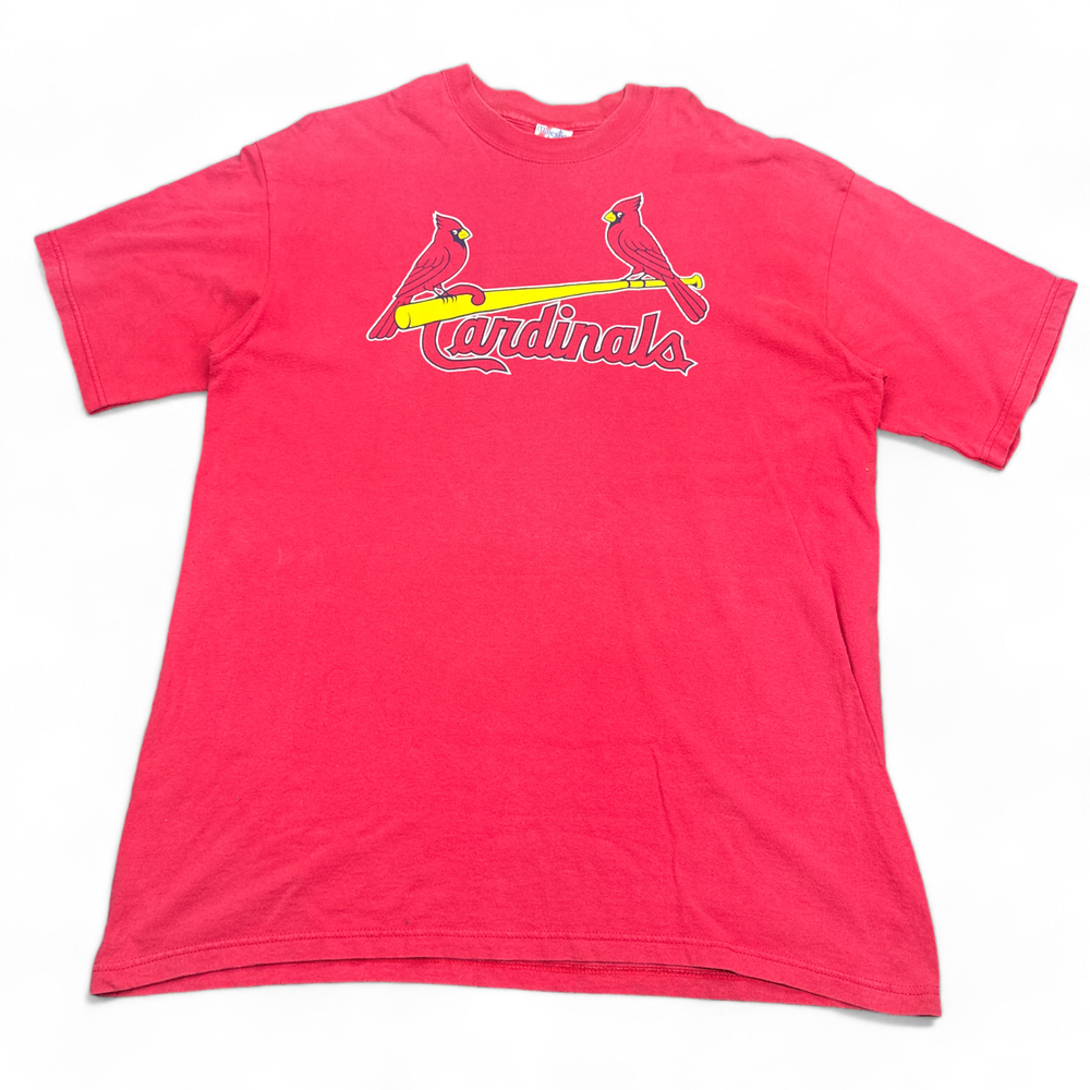 Vintage Majestic St. Louis Cardinals T Shirt Adult Size XL Red MLB Baseball Tee