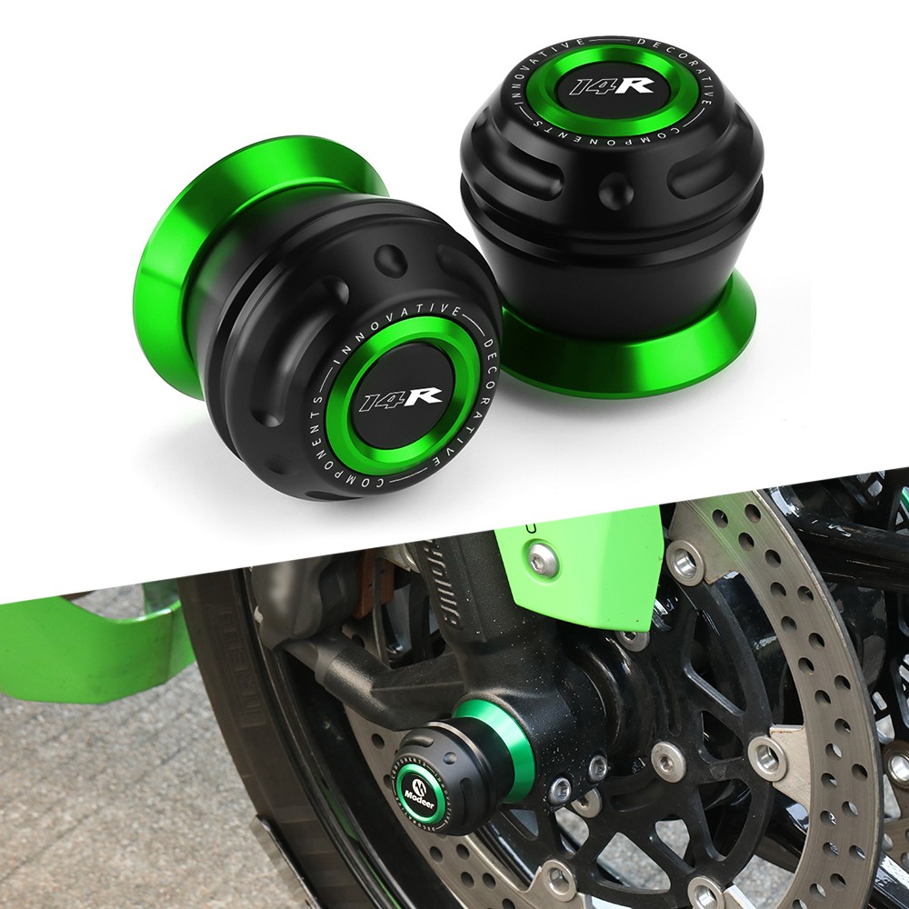 Axle fork wheel frame slider protector For KAWASAKI ZZR1400 Ninja ZX-14R -2024