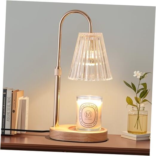 Candle Warmer Lamp,Adjustable Height Home Decor Gold-Adjustable Height