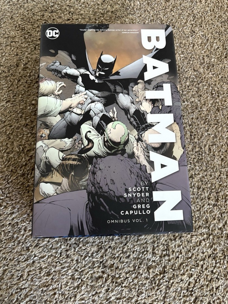 Batman by Scott Snyder & Greg Capullo Omnibus Vol. 1 Hardcover Book DC Comics