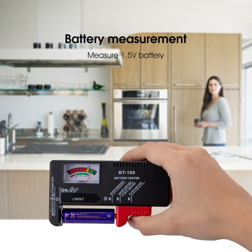 Bt-168 Small Battery Tester Multi-purpose Simple Use Accurate Portable Battery