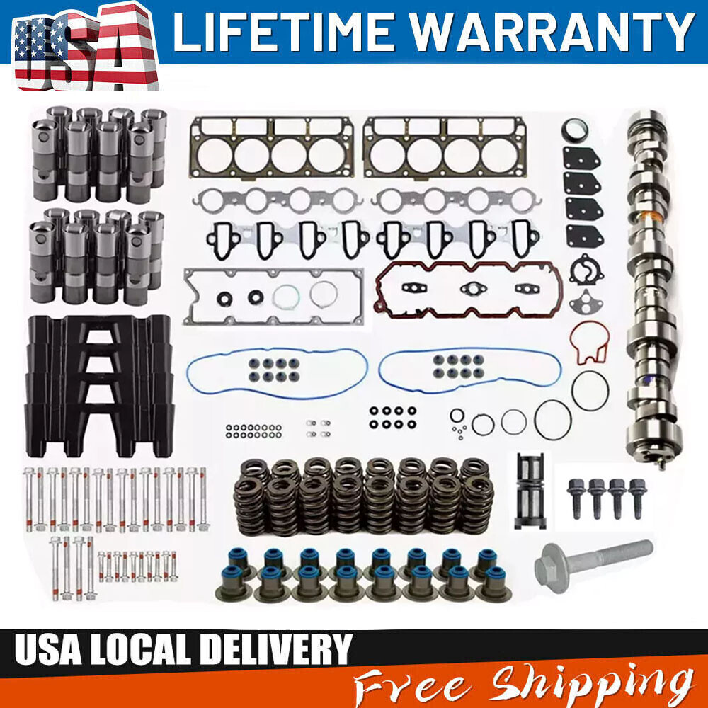Chevy GMC LS LS1 Stage 3 Cam Kit with .595 Lift Gaskets Lifters Springs