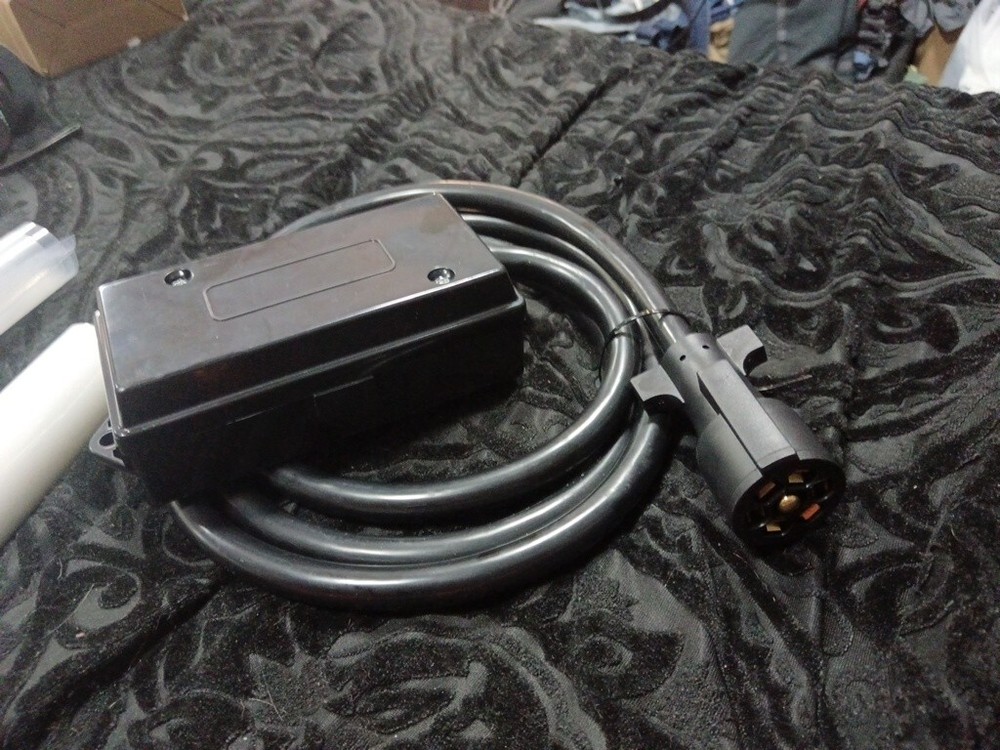 7 Way Trailer Cable With Junction Box Mic tuning Heavy Duty 8’